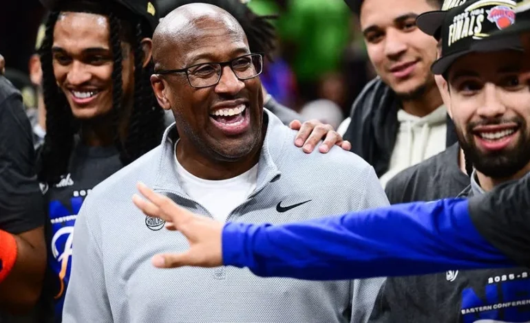 Knicks Coach Dons ’10 Weeks’ Shirt, Referencing Owner’s Unique Pre-Playoff Plea