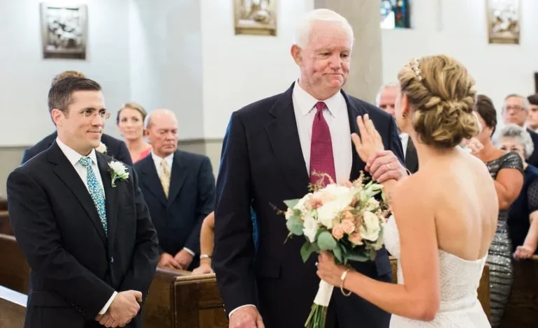 Father’s Heart Beats Anew as He Walks Daughter Down Aisle