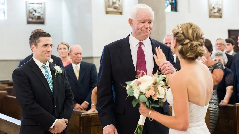 Father’s Heart Beats Anew as He Walks Daughter Down Aisle