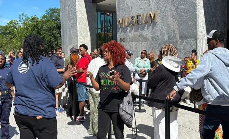 Obama Center Opens: Visitors Hail ‘Black Excellence,’ Contrast With Trump Era