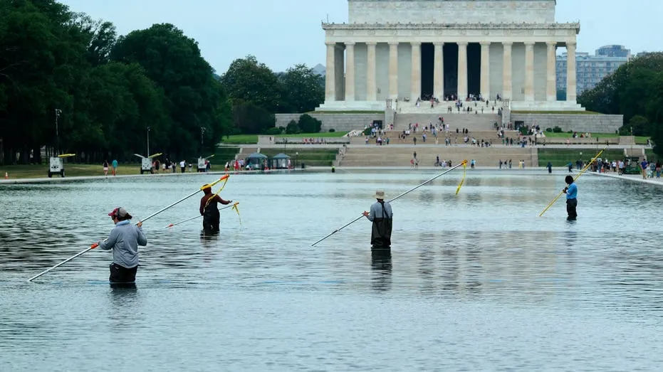 Reflecting Pool Vandalism Delays Repairs Past July 4th Celebrations