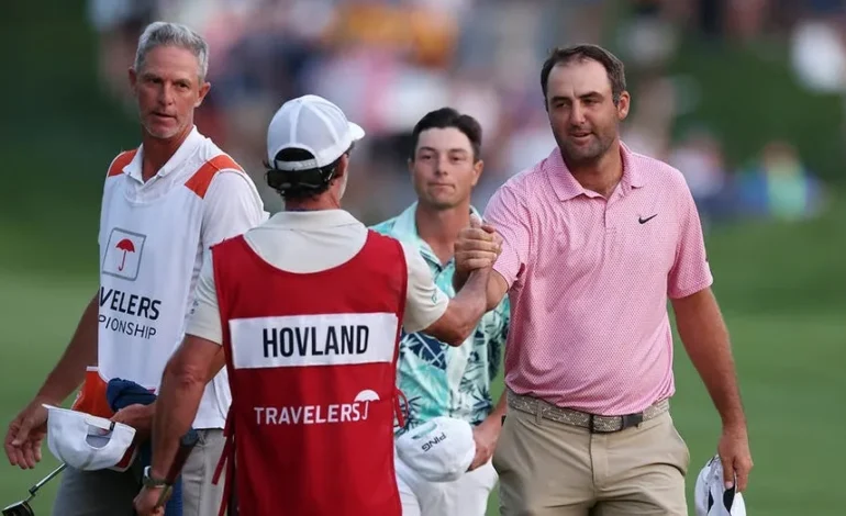 Scheffler Forces Monday Playoff at Travelers After Clutch Putt