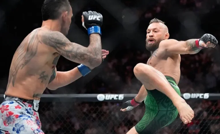 McGregor’s UFC Return Ends Early Due to Apparent Knee Injury