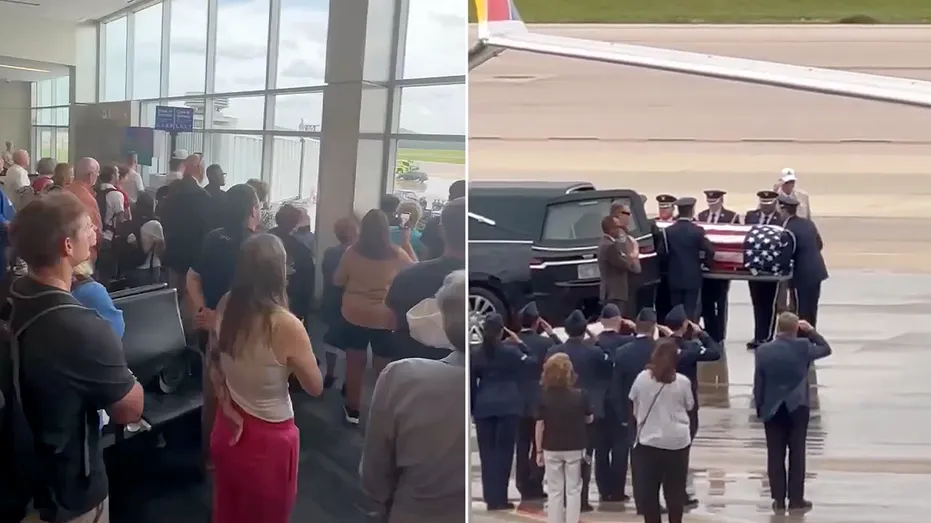 Travelers Honor Fallen US Service Member at Raleigh-Durham Airport