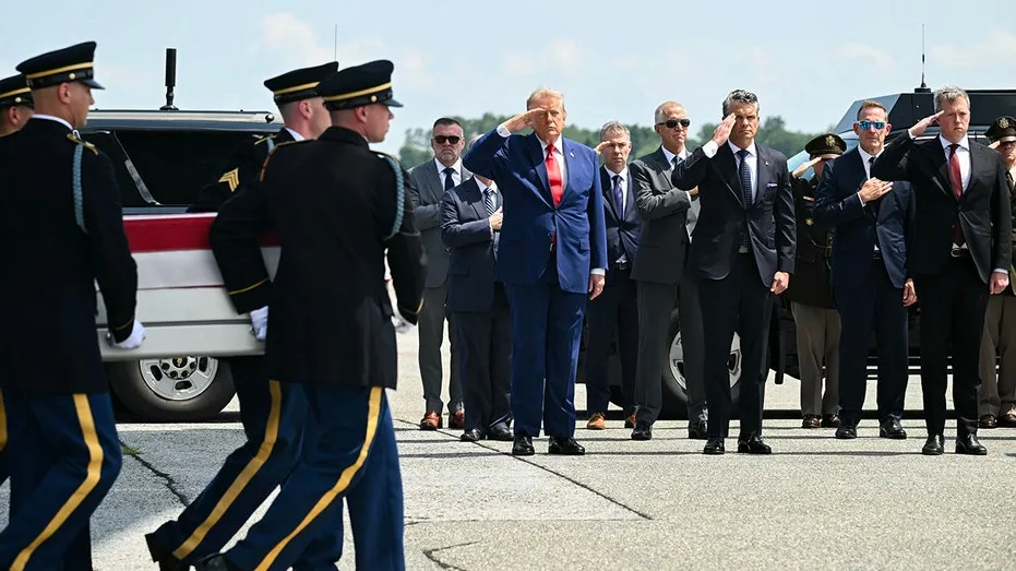 Trump Honors Fallen Service Members at Dover Air Force Base Ceremony