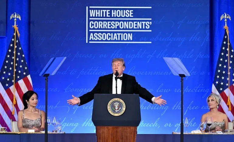 Trump Returns to Correspondents’ Dinner, Mixes Barbs with Gratitude After Attack