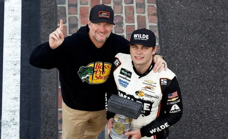 Dale Earnhardt Jr. Emotional After Driver Carson Kvapil’s Maiden Win at Indy