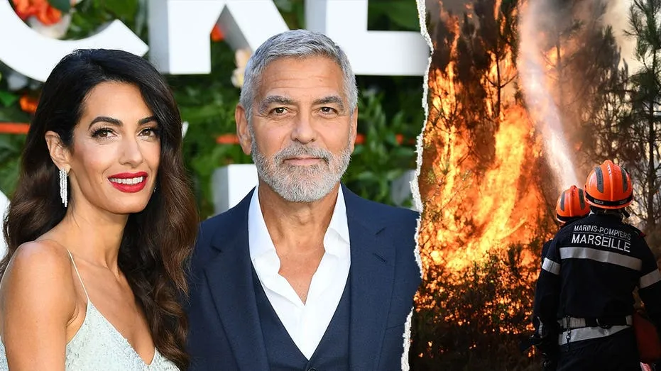Clooney Family Evacuates French Home Amid Widespread European Wildfires