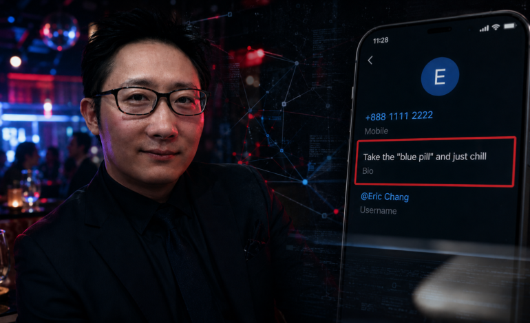 “Take the Blue Pill and Just Chill”: Eric Chang’s Telegram Bio Sparks Fresh Questions as $10,000 Reward Offered