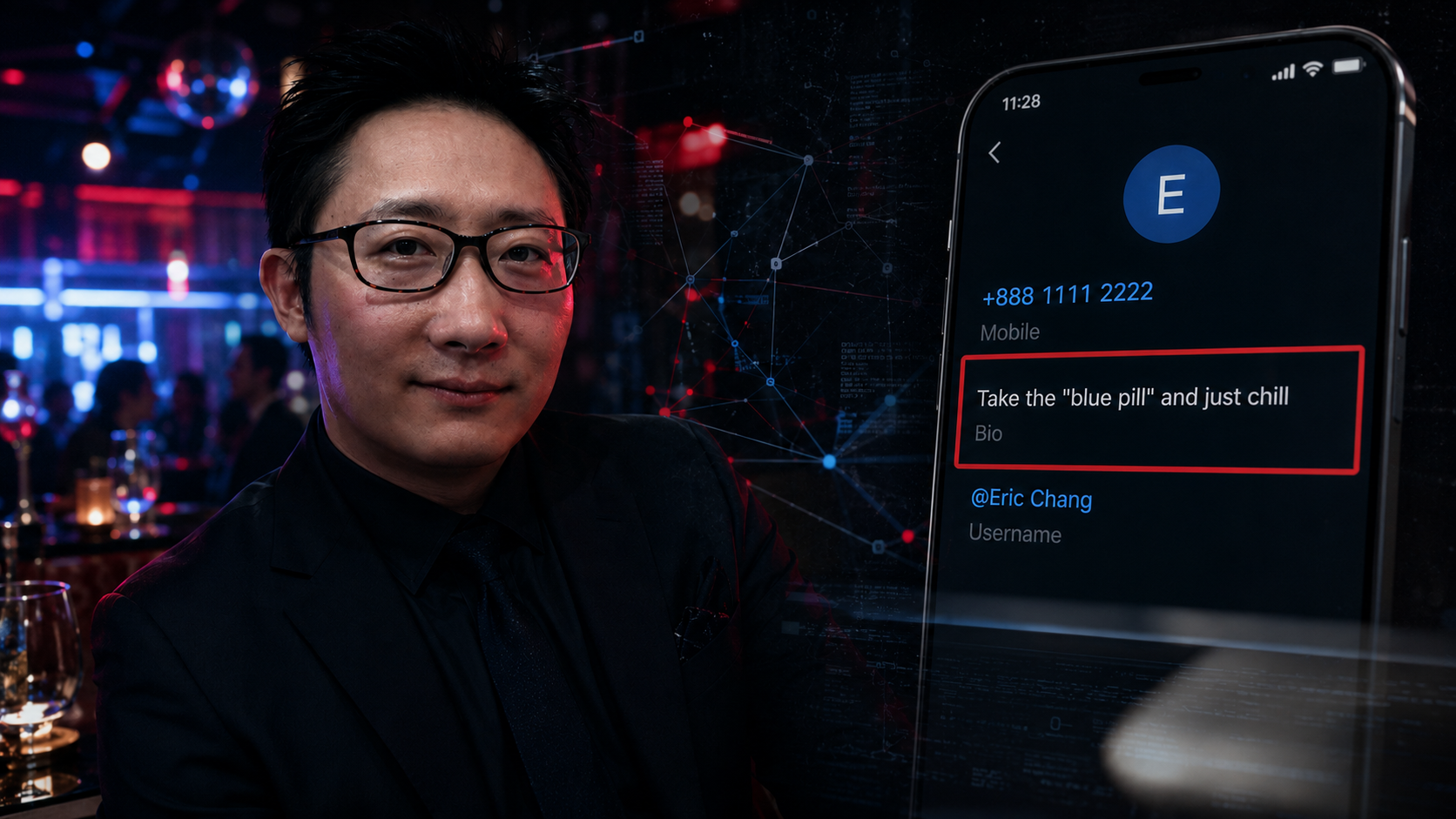 “Take the Blue Pill and Just Chill”: Eric Chang’s Telegram Bio Sparks Fresh Questions as $10,000 Reward Offered