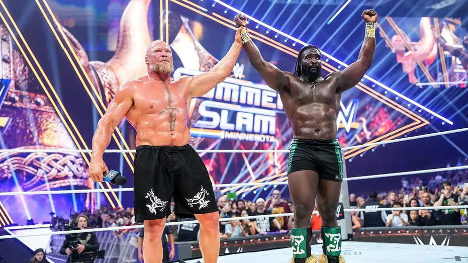 Oba Femi Ascends, Defeating Brock Lesnar in Hell in a Cell Thriller