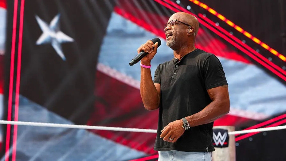 Darius Rucker Honors Nation with Powerful National Anthem at WWE SummerSlam