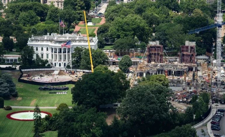 Trump Vows Supreme Court Appeal Over White House Ballroom Construction Halt
