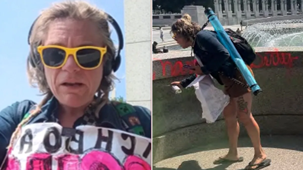 WWII Memorial Vandalism Suspect Arrested, Faces Felony Charges
