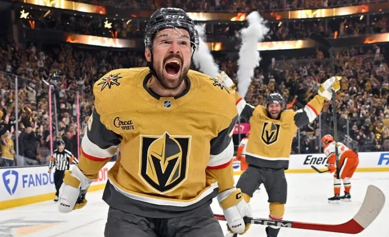 Vegas Golden Knights Unveil Dazzling Center Ice Design for 10th Season
