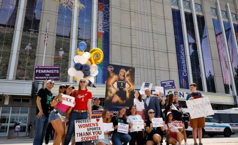 Supporters Rally for Women’s Sports in Indiana
