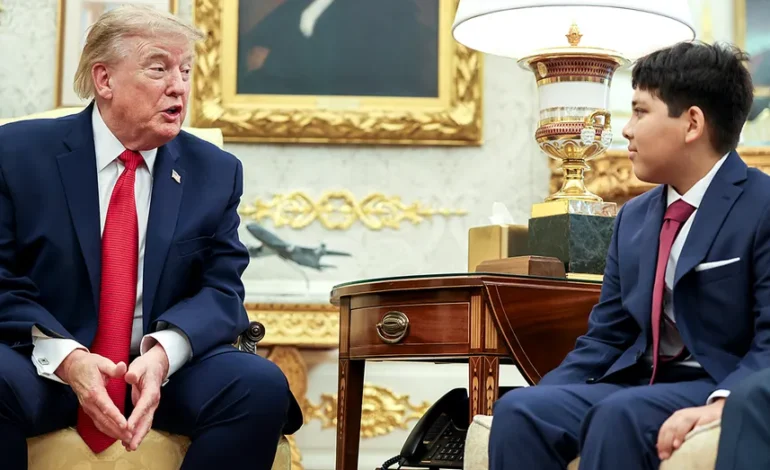 Miracle Birthday: Boy Saved from Deadly Waves Visits Oval Office
