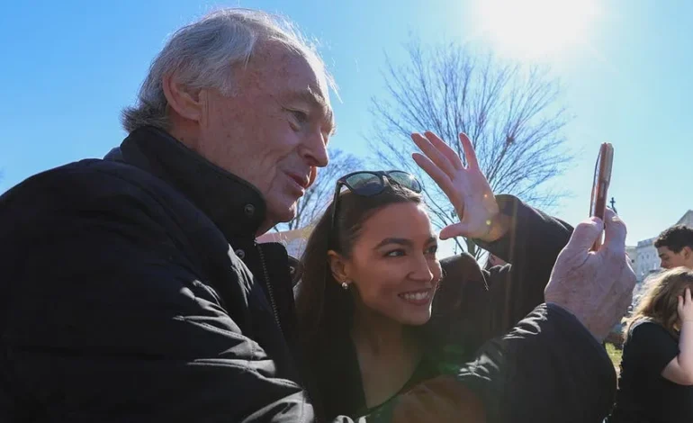 AOC Backs Ed Markey in Massachusetts Senate Primary