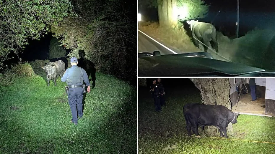 Bull Run on Highway 35 Ends with Local Cowboy’s Expertise
