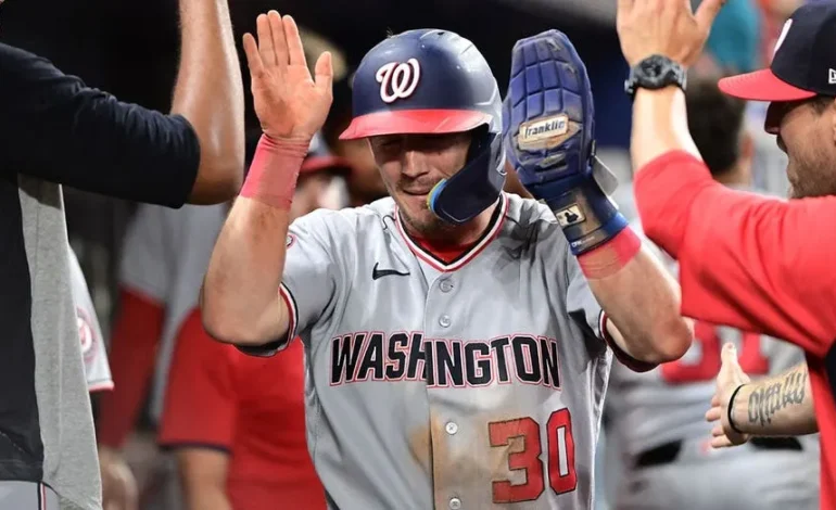 Nationals Outfielder’s Spider-Man Catch Stuns Marlins
