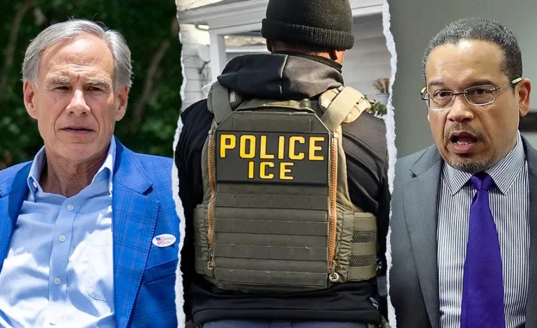 Texas Gov. Abbott and Minnesota AG Ellison Clash Over ICE Agent Extradition
