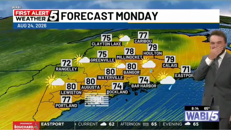 Maine Meteorologist’s Giggle Fit Goes Viral After Prank Backfires