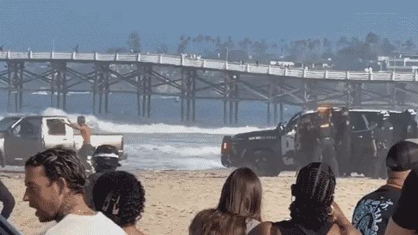 Suspect’s Beach Chase Ends in Takedown on San Diego Shore